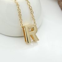 Fashion Alloy 26 Letter Necklace Nhdp154401 main image 26
