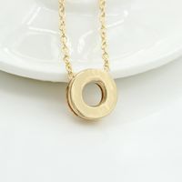 Fashion Alloy 26 Letter Necklace Nhdp154401 main image 3