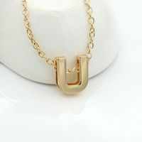 Fashion Alloy 26 Letter Necklace Nhdp154401 main image 11