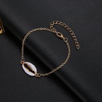 Exquisite Alloy Plated Shell Bracelet Nhdp154406 main image 5