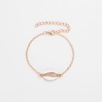 Exquisite Alloy Plated Shell Bracelet Nhdp154406 main image 7