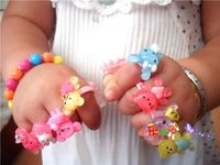 Sweet Cute Animal Cartoon Children Candy Color Ring Nhdp154419 main image 2
