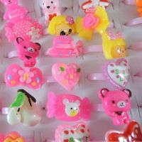 Sweet Cute Animal Cartoon Children Candy Color Ring Nhdp154419 main image 5