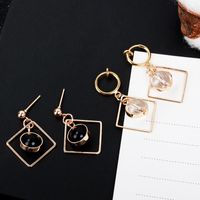 Simple Geometric Square Bead Earrings Nhdp154428 main image 2