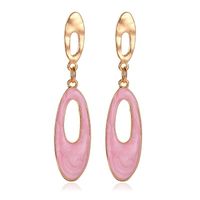Candy-colored Drop Oil Oval Stud Earrings Nhdp154444 main image 8