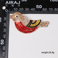 Vintage Electroplated Crystal Diamond Bird Earrings Nhjj154478 main image 5