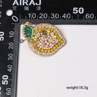 Colored Diamond Fruit Lemon Stud Earrings Nhjj154484 main image 5