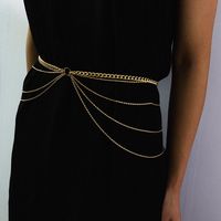 Vintage Chain Multi-layer Geometric Waist Bracelet Nhxr154360 sku image 1