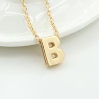 Fashion Alloy 26 Letter Necklace Nhdp154401 sku image 11