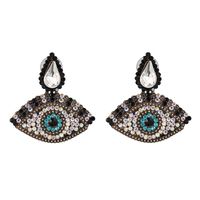 Fashion Diamond Eye Stud Earrings Nhjj154487 sku image 1