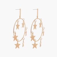 Simple Alloy Geometric Stars Five-pointed Star Earrings Nhhn154570 main image 4