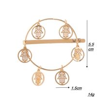 Simple Alloy Fatima Palm Openwork Hair Accessories Nhhn154598 main image 4