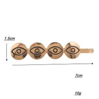 Vintage Alloy Glossy Fatima Devil&#39;s Eye Eye Hair Accessories Nhhn154600 main image 6