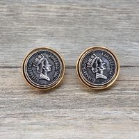 2018 Nouveau Européen Et Américain Style Cour De Mode Rétro De Style Affligé Oreille Goujons Tendance Tout-match Fabuleux Personnalité Boucles D'oreilles main image 3