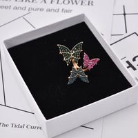 Europe And America Wild Micro-set Three-dimensional Butterfly Opening Ring Nhnt154612 main image 4