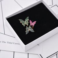 Europe And America Wild Micro-set Three-dimensional Butterfly Opening Ring Nhnt154612 main image 6