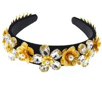 Fashion Cross Gemstone Geometric Color Headband Nhnt154657 main image 4