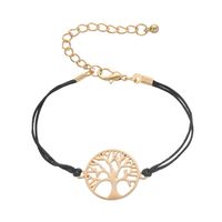 Simple Alloy Life Tree Braided Bracelet Nhhn154668 main image 11