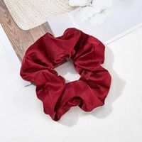 Solid Satin Elastic Hair Band Nhof154765 main image 6