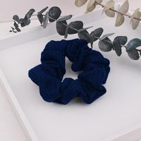 New Wool Knit Large Intestine Striped Hair Ring Nhof154768 main image 11