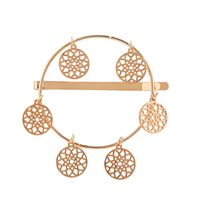 Geometric Alloy Hollowed Out Clip Dream Catcher Hair Accessories Nhhn154611 sku image 1