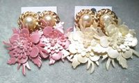 Fashion Wild Sweet Pearl Handmade Earrings Nhnt154650 sku image 1