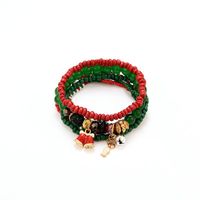 Europäischer Und Amerikanischer Grenz Überschreiten Der Explosiver Schmuck Bohemian Christmas Snow Bell Armband Mehr Schicht Ige Reis Perlen Anhänger Handschmuck sku image 6