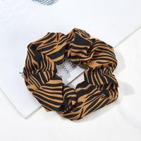 Color Leopard Print Hair Band Chiffon Hair Rope Nhof154756 sku image 4