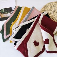 Long Korean Couple Knitting Wool Scarf Nhmn154959 main image 4