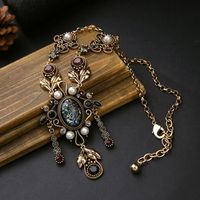 Vintage Elegant Flower Pendant Necklace Nhqd154997 main image 5