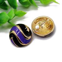 Korean Version Of The Popular Color Matching Round Drop 925 Silver Needle Stud Earrings Nhom155008 main image 8