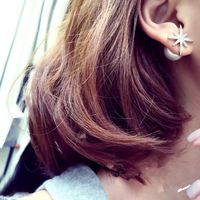 Womens Star Plating Alloy Earrings Nhnt155024 main image 4