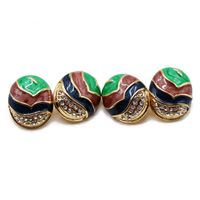 Vintage Fashion Color Matching Alloy Earrings Nhom155032 main image 1