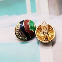 Vintage Fashion Color Matching Alloy Earrings Nhom155032 main image 8