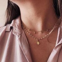 Grenz Überschreitende Neue Mode Europäischen Und Amerikanischen Stil Perlen Jesus Anhänger Halskette Geometrische Mehr Schicht Ige Halskette Halskette main image 1