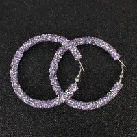 Ornement Alliage Européen Et Américain De Mode Cool Populaire Strass Boucles D'oreilles Boucles D'oreilles main image 5