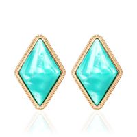 Fashion Simple Quadrilateral Resin Earrings Nhct155127 main image 1