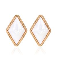 Fashion Simple Quadrilateral Resin Earrings Nhct155127 main image 6