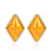 Fashion Simple Quadrilateral Resin Earrings Nhct155127 main image 7
