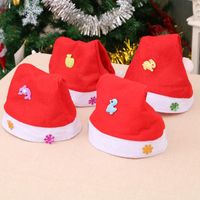 Christmas Applique Cartoon Red Children's Hat Nhmv155197 main image 1