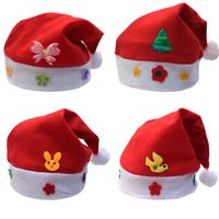 Christmas Applique Cartoon Red Children's Hat Nhmv155197 main image 6