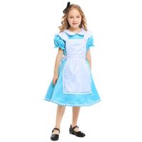 Mädchen Kostüm Halloween Kostüm Prinzessin Kleid Bühne Performance Kostüm Alice Im Wunderland Dienstmädchen Kostüm main image 1