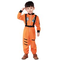 Garçon De Halloween Costume Cosplay Costume Enfants De Pilote Uniforme Vêtements De Performance Costume D'astronaute main image 6