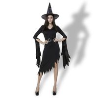 Witch Costumes Schwarz Unregelmäßige Nonne Hexe Outfit Hexe Kleid Export Halloween Kostüm main image 1