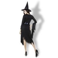 Witch Costumes Schwarz Unregelmäßige Nonne Hexe Outfit Hexe Kleid Export Halloween Kostüm main image 6