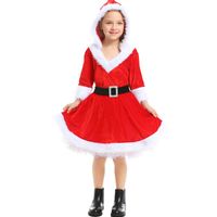 Christmas Costume Children Red Tutu Dress Nhfe155216 sku image 2