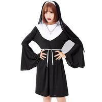 Halloween Nuns 2019 New Adult Cosplay Costume Nhfe155294 sku image 1