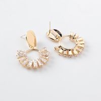 Fashion Crystal Alloy Ring Earrings Nhms155314 main image 6