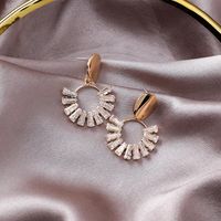 Fashion Crystal Alloy Ring Earrings Nhms155314 main image 5