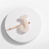 Hand-woven Letter Pearl Hairpin Nhlu155400 main image 7